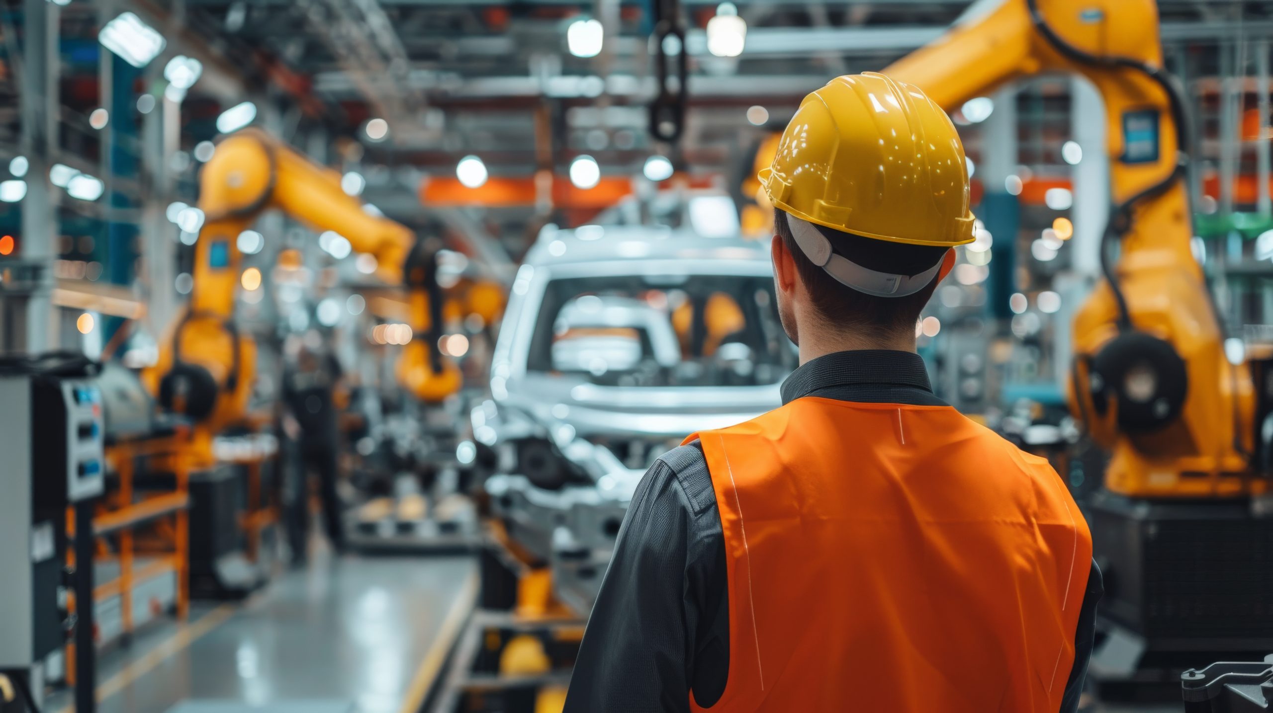 retrato de los ingenieros durante las horas de trabajo en el sitio de trabajo